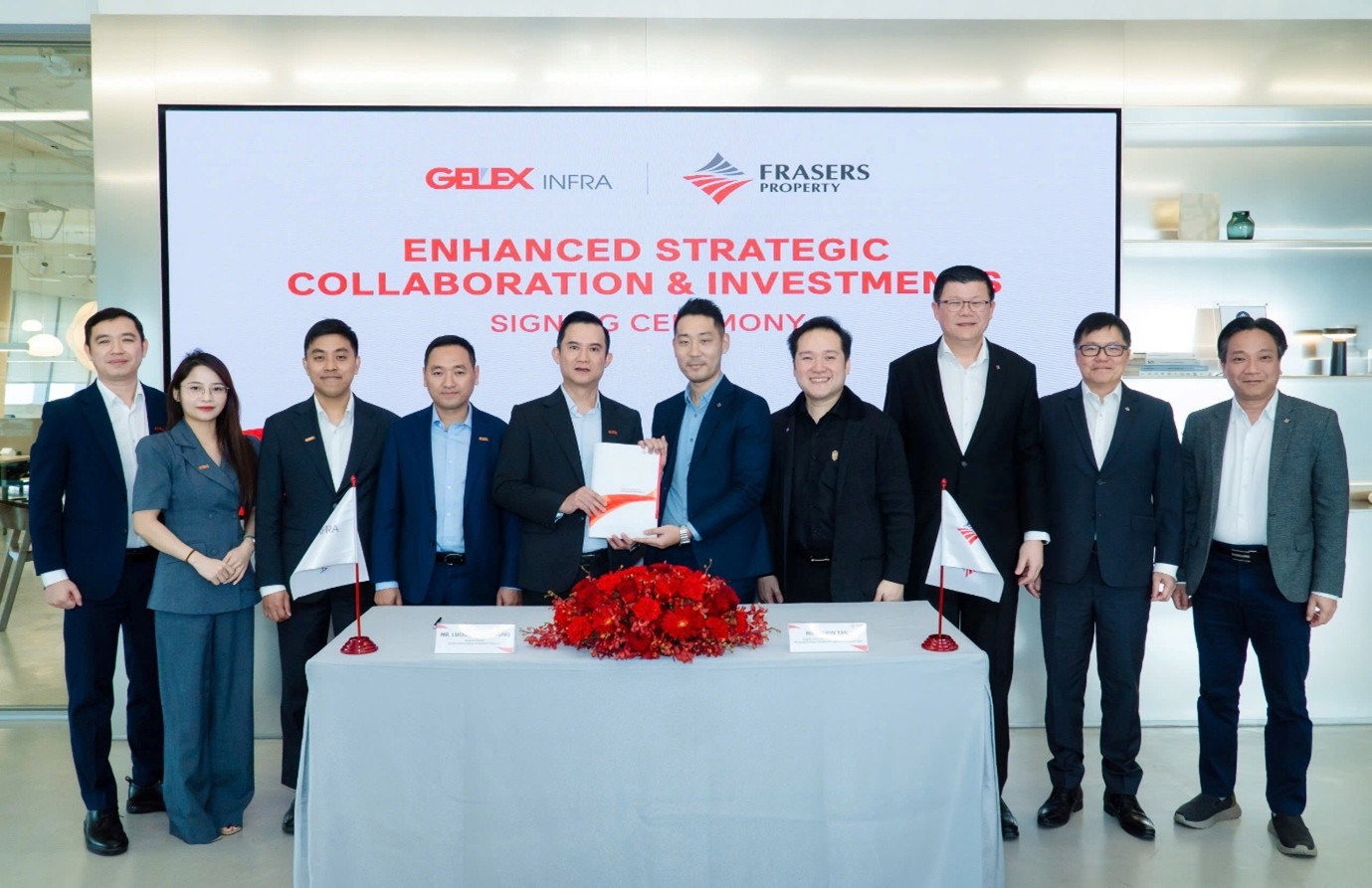 Frasers Property and GELEX Infrastructure enhance strategic partnership through new joint venture